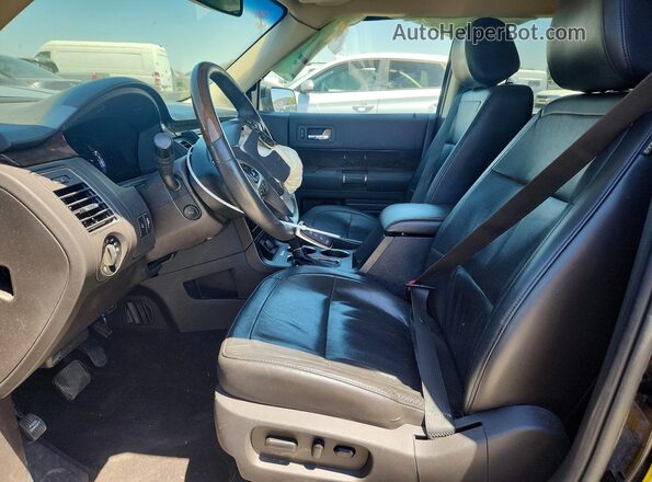 2FMHK6D85KBA06230 2019 FORD FLEX Black Front interior view