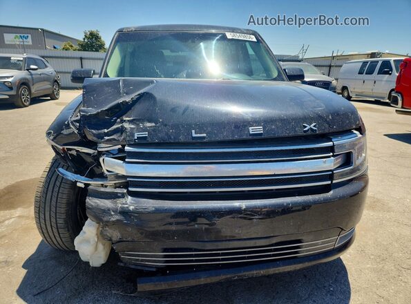 2FMHK6D85KBA06230 2019 FORD FLEX Black Front view
