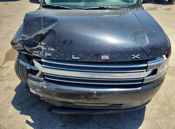 2FMHK6D85KBA06230 2019 FORD FLEX Black Engine compartment view