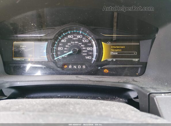 2FMHK6D86KBA03207 2019 FORD FLEX Белый Вид задних сидений