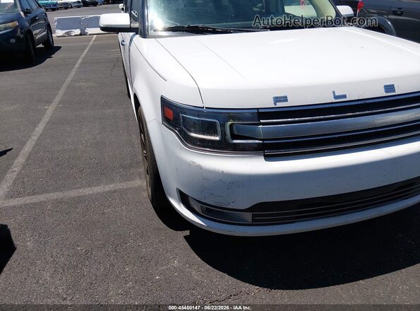 2FMHK6D86KBA03207 2019 FORD FLEX Белый Вид спереди
