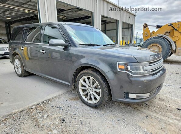 2FMHK6D87KBA20775 2019 FORD FLEX Gray Передня права чверть