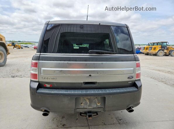2FMHK6D87KBA20775 2019 FORD FLEX Gray Вид ззаду