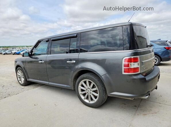 2FMHK6D87KBA20775 2019 FORD FLEX Gray Задня ліва чверть
