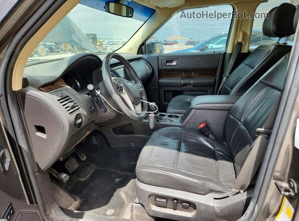 2FMHK6D87KBA20775 2019 FORD FLEX Gray Вид салону спереду