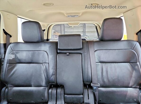 2FMHK6D87KBA20775 2019 FORD FLEX Gray Вид задніх сидінь