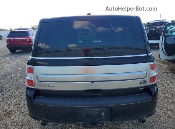 2FMHK6D87KBA22574 2019 FORD FLEX Black Rear view