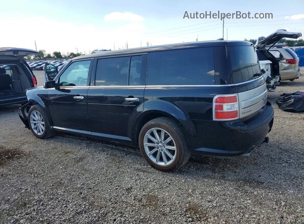 2FMHK6D87KBA22574 2019 FORD FLEX Black Rear left