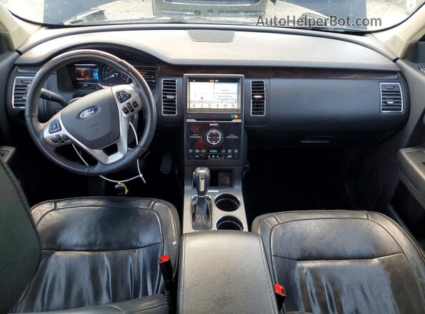 2FMHK6D87KBA22574 2019 FORD FLEX Black Dashboard view