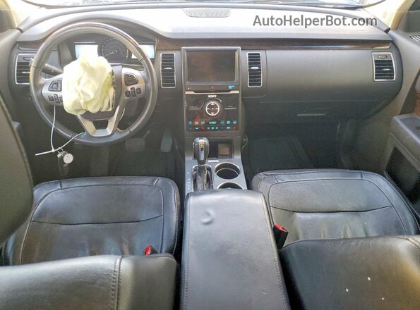 2FMHK6D88KBA35947 2019 FORD FLEX Black Dashboard view