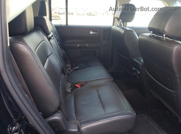 2FMHK6D88KBA35947 2019 FORD FLEX Black Rear seats view