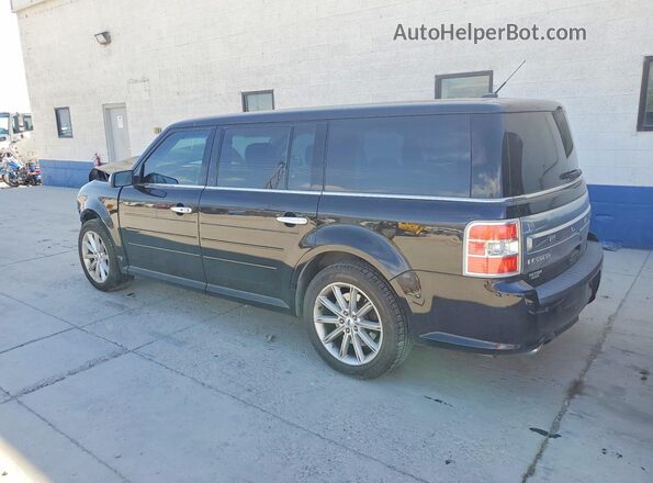 2FMHK6D88KBA35947 2019 FORD FLEX Black Rear left