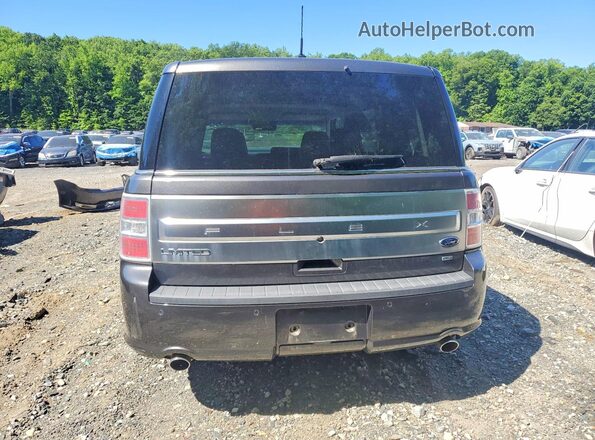 2FMHK6D89KBA20776 2019 FORD FLEX Silver Вид ззаду