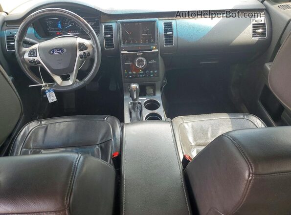 2FMHK6D89KBA22611 2019 FORD FLEX Silver Вид панелі приладів