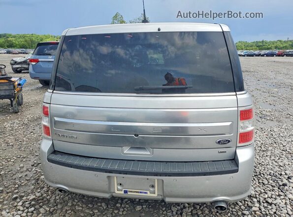 2FMHK6D89KBA22611 2019 FORD FLEX Silver Вид ззаду