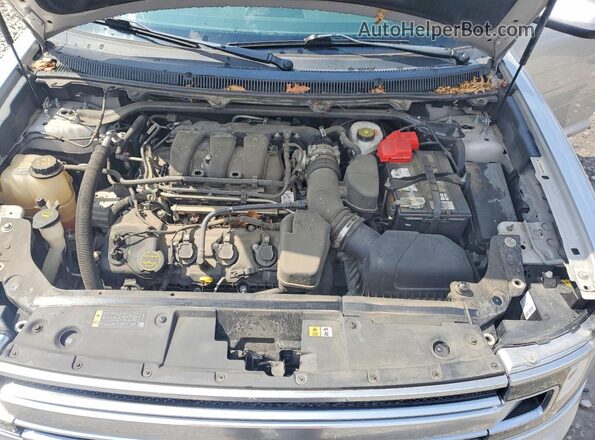 2FMHK6D89KBA22611 2019 FORD FLEX Silver Вид підкапотного простору