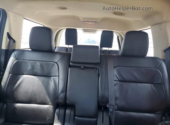 2FMHK6D89KBA22611 2019 FORD FLEX Silver Вид задніх сидінь