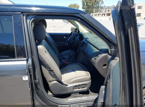 2FMHK6D8XJBA02141 2018 FORD FLEX Gray წინა სალონის ხედი