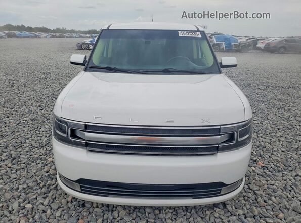 2FMHK6DT7JBA02151 2018 FORD FLEX White Front view
