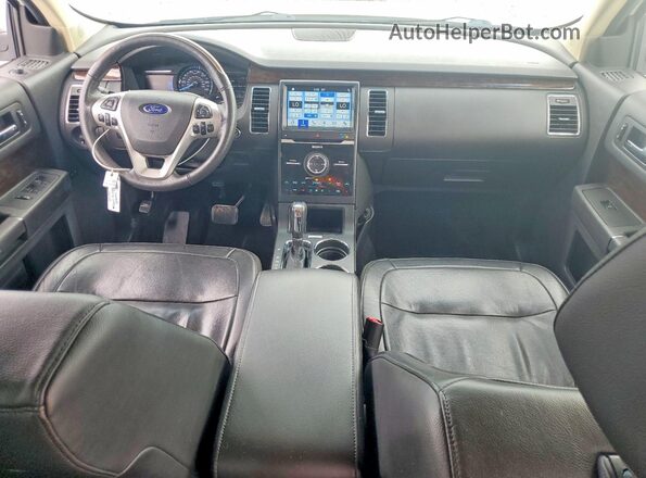 2FMHK6DT7JBA02151 2018 FORD FLEX White Dashboard view