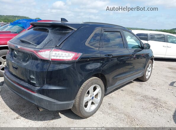 2FMPK3G90GBB72483 2016 FORD EDGE Black Задня права чверть