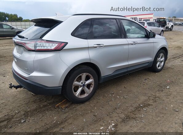 2FMPK3G90HBB93030 2017 FORD EDGE Silver Задня права чверть