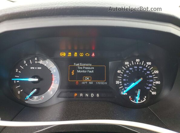 2FMPK3G90HBC14216 2017 FORD EDGE Black Vista del cuadro de instrumentos