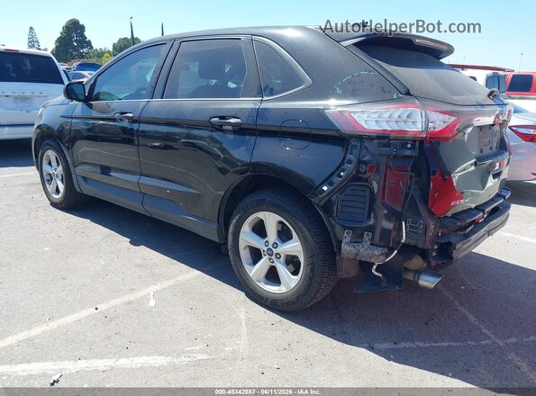 2FMPK3G90JBB51480 2018 FORD EDGE Black Հետևի ձախ