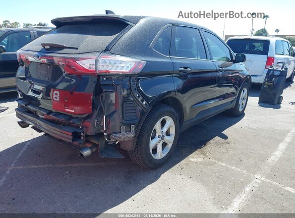 2FMPK3G90JBB51480 2018 FORD EDGE Black Հետևի աջ