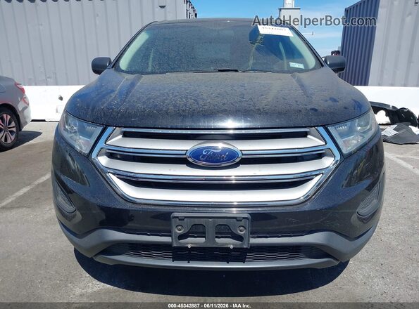 2FMPK3G90JBB51480 2018 FORD EDGE Black Սալոնի հետևի տեսք