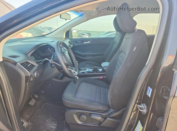 2FMPK3G90JBC00239 2018 FORD EDGE Black წინა პანელის ხედი