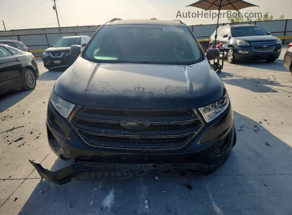 2FMPK3G90JBC00239 2018 FORD EDGE Black წინა ხედი