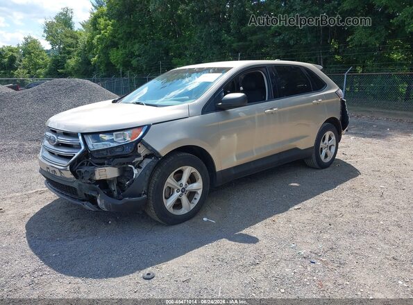 2FMPK3G90JBC02783 2018 FORD EDGE Beige Առջևի ձախ երեք քառորդ տեսարան