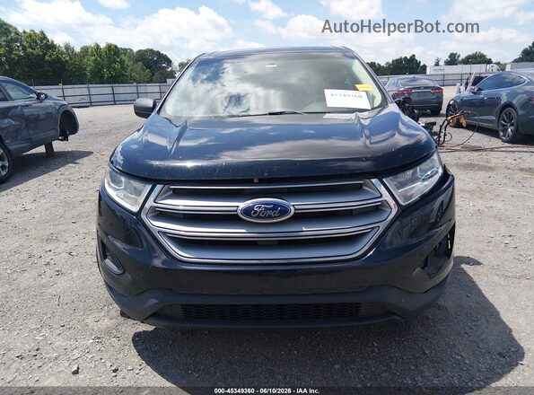 2FMPK3G91JBC06535 2018 FORD EDGE Black ხელსაწყოთა პანელის ხედი