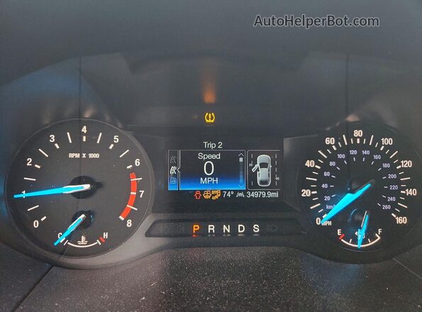 2FMPK3G91LBA93351 2020 FORD EDGE Silver Vista del cuadro de instrumentos