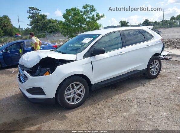 2FMPK3G91MBA40912 2021 FORD EDGE White Առջևի ձախ երեք քառորդ տեսարան