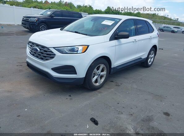2FMPK3G91MBA45639 2021 FORD EDGE White Առջևի ձախ երեք քառորդ տեսարան