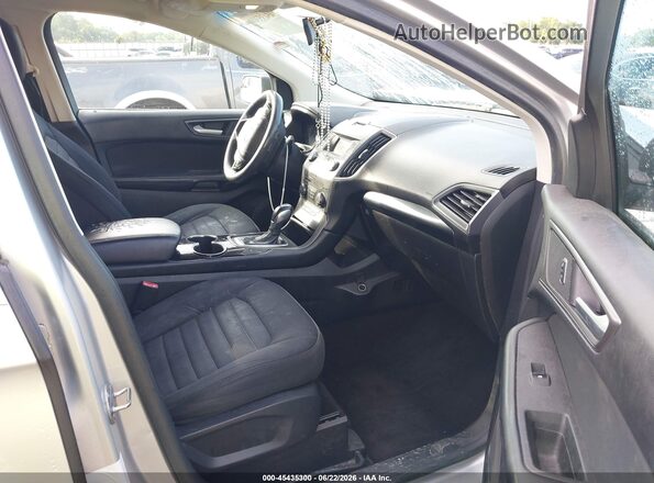 2FMPK3G92GBB70993 2016 FORD EDGE Silver Vista interior delantera