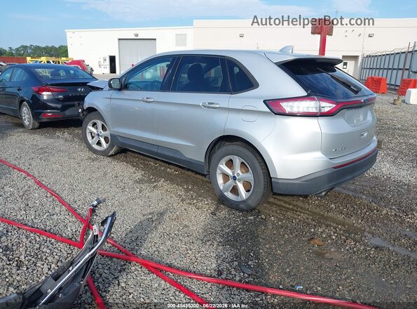 2FMPK3G92GBB70993 2016 FORD EDGE Silver Trasero izquierdo