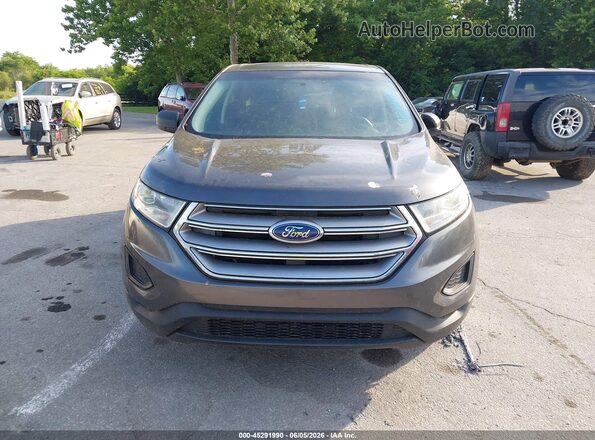 2FMPK3G92JBC02641 2018 FORD EDGE Gray Սարքավորումների վահանակի տեսք