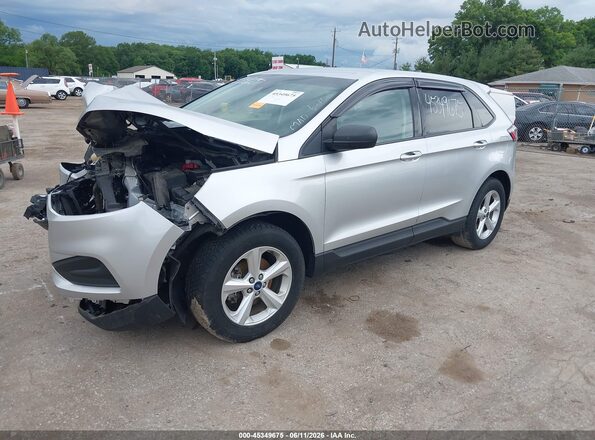 2FMPK3G92KBB89701 2019 FORD EDGE Silver Առջևի ձախ երեք քառորդ տեսարան