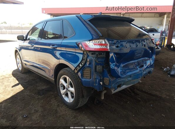 2FMPK3G92MBA16442 2021 FORD EDGE Blue Tył lewy