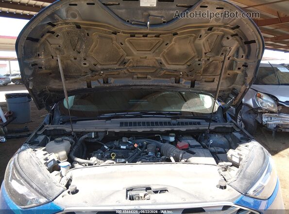 2FMPK3G92MBA16442 2021 FORD EDGE Blue Widok z tyłu