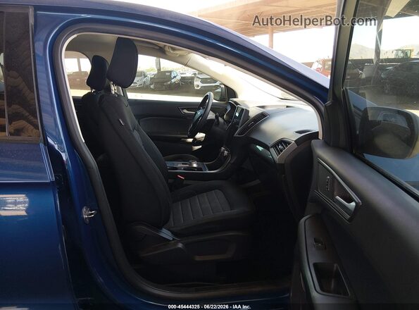 2FMPK3G92MBA16442 2021 FORD EDGE Blue Widok wnętrza z przodu