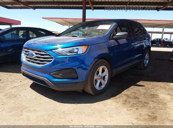 2FMPK3G92MBA16442 2021 FORD EDGE Blue Przód lewy