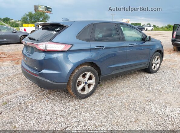 2FMPK3G93JBB63204 2018 FORD EDGE Blue Հետևի աջ