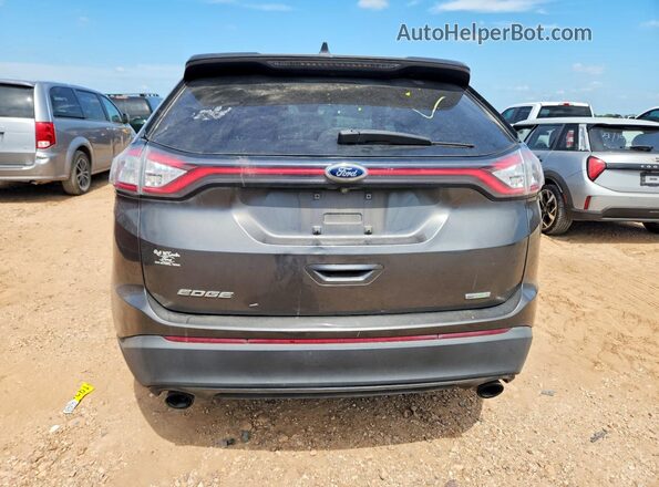 2FMPK3G93JBC55168 2018 FORD EDGE Gray უკანა ხედი
