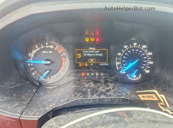 2FMPK3G93JBC55168 2018 FORD EDGE Gray ხელსაწყოთა პანელის ხედი