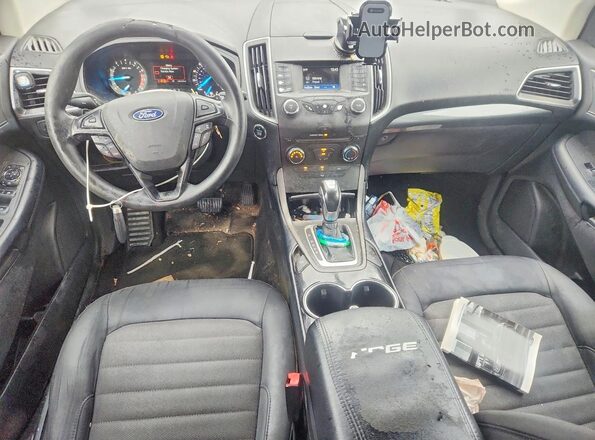 2FMPK3G93JBC55168 2018 FORD EDGE Gray წინა პანელის ხედი