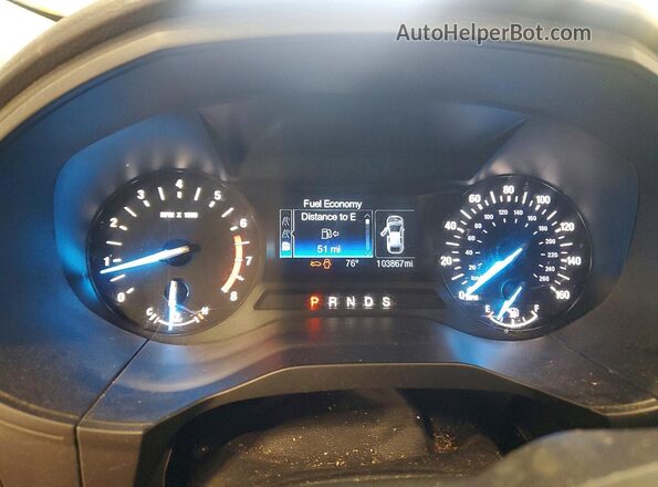 2FMPK3G93KBC64261 2019 FORD EDGE Silver Instrument cluster view